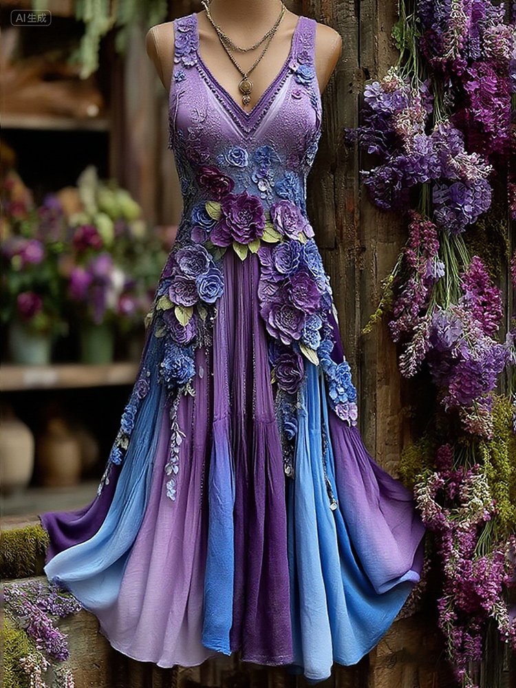 A Vintage Style Dress with Delicate Timeless Details
