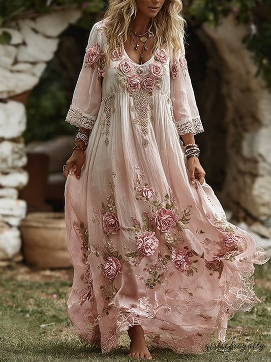 A Vintage Style Dress with Delicate Timeless Details
