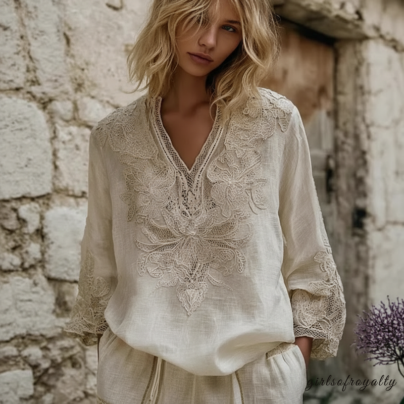 Vintage Inspired Blouse with a Contemporary Edge