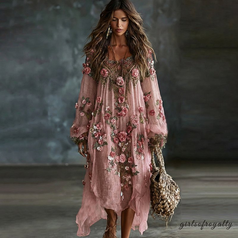 A Vintage Style Dress with Delicate Timeless Details