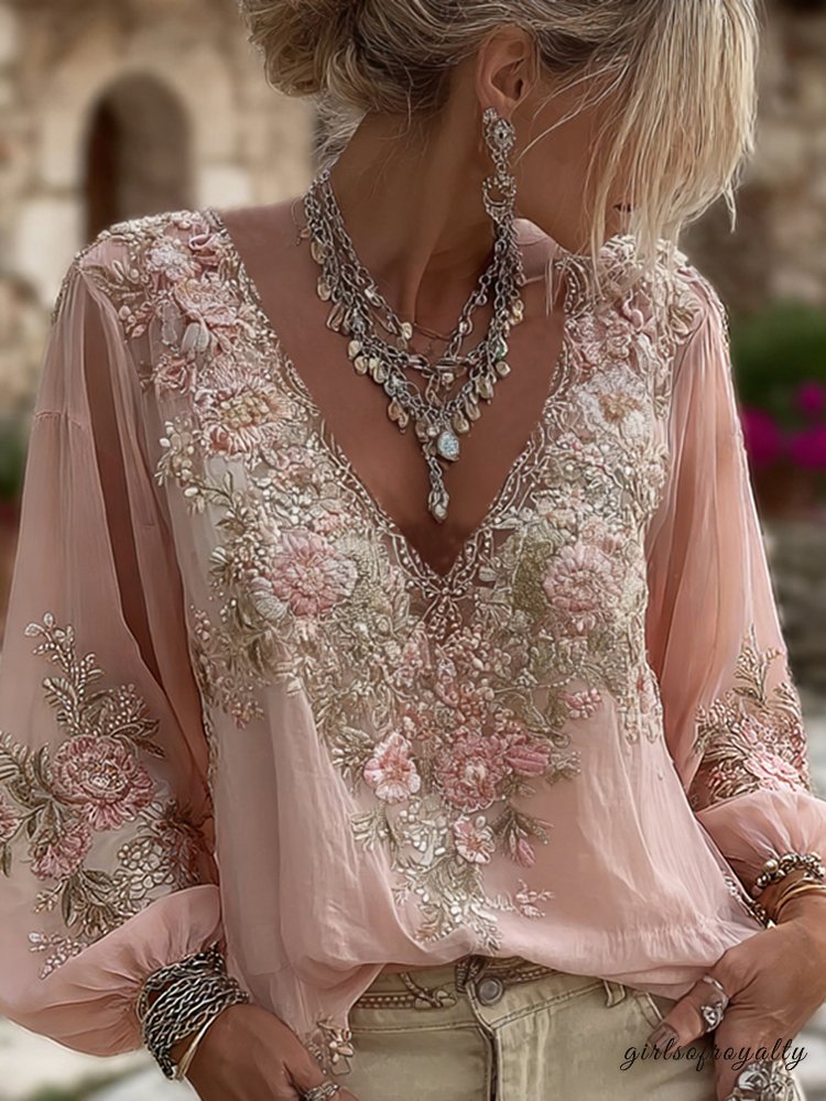 Gracefully Styled Blouse for Any Occasion
